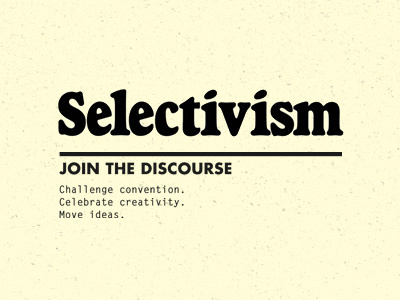 Selectivism blog redesign selectivism
