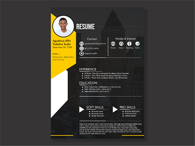 Layout Resume/CV Design brand branding brochure business clean cv design flat flyer graphic design icon identity illustration illustrator layout logo minimal portfolio resume vector