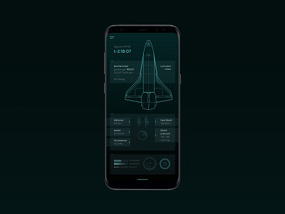 mars mission app daily ui design flight futuristic futuristic ui icon interface interface design mars nasa planet rocket shuttle space space shuttle ticket ui uidesign vector