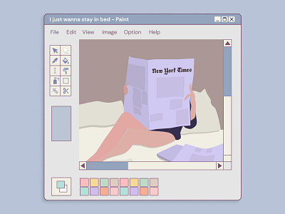 Windows 95 Paint Illustration