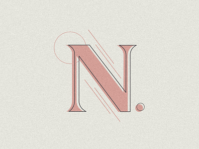 Letter Exploration - N design digital lettering illustration lettering lettering art lettering artist lettering challenge lettering daily logo typography