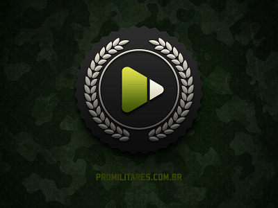 Promilitares brand logo logotype web