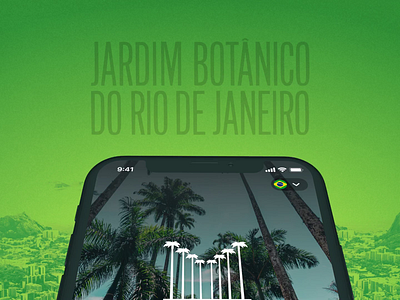 Jardim Botânico do Rio de Janeiro App #2 app botanical brazil garden mobile rio de janeiro ui uiux ux