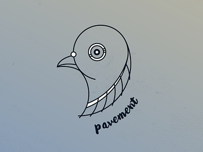 Pigeon Illustration city coffee illustration pavement pigeon