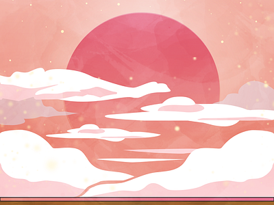 Pink art background clouds game game background game design pink