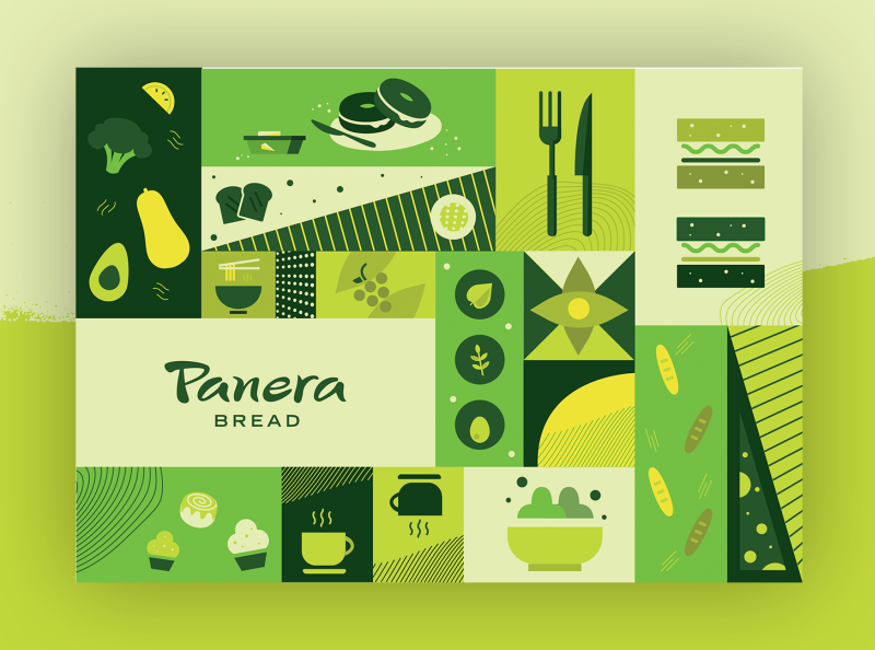 panera gift card design by Julia Singh on Dribbble