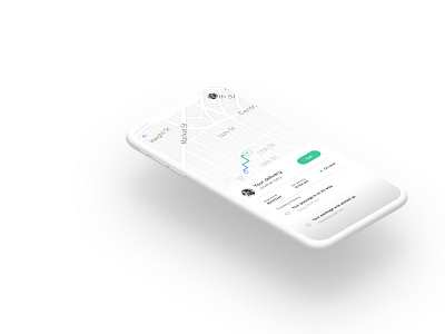 Package tracking app design illustration ui