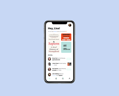 A goodreads alternative app books design mobile ui reading app ui