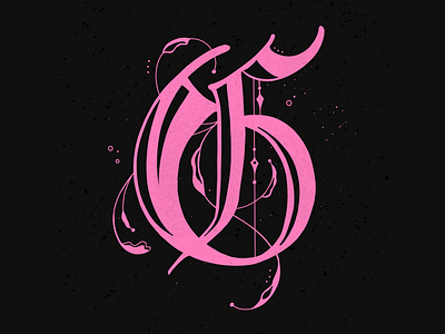 G—Gothic 36days g 36daysoftype blackletter gothic illustration lettering