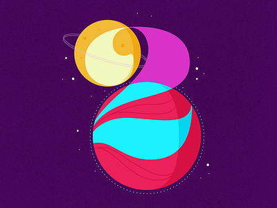 2 — Binary Stars 36daysoftype lettering space stars