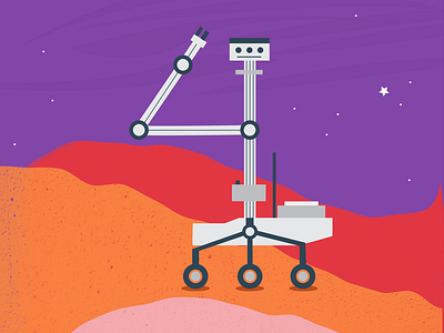 4 — Mars the Fourth Planet 36daysoftype lettering mars rover space