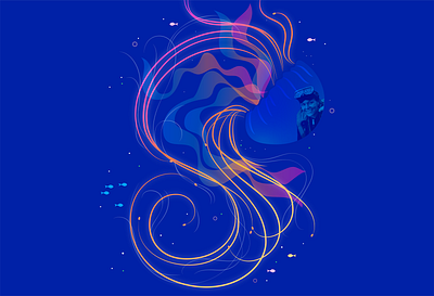 S ~ Sylvia Earle 36daysoftype 36daysoftype s dropcap fearless females jellyfish lettering ocean s sylvia earle women