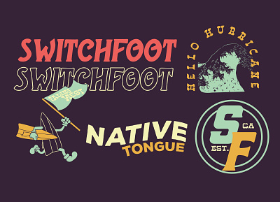 Switchfoot Graphic Flash Sheet band branding christian design graphic design graphics illustration logo switchfoot vector