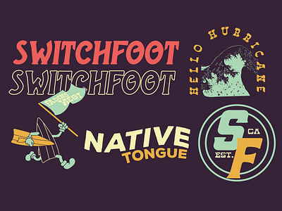 Switchfoot Graphic Flash Sheet band branding christian design graphic design graphics illustration logo switchfoot vector