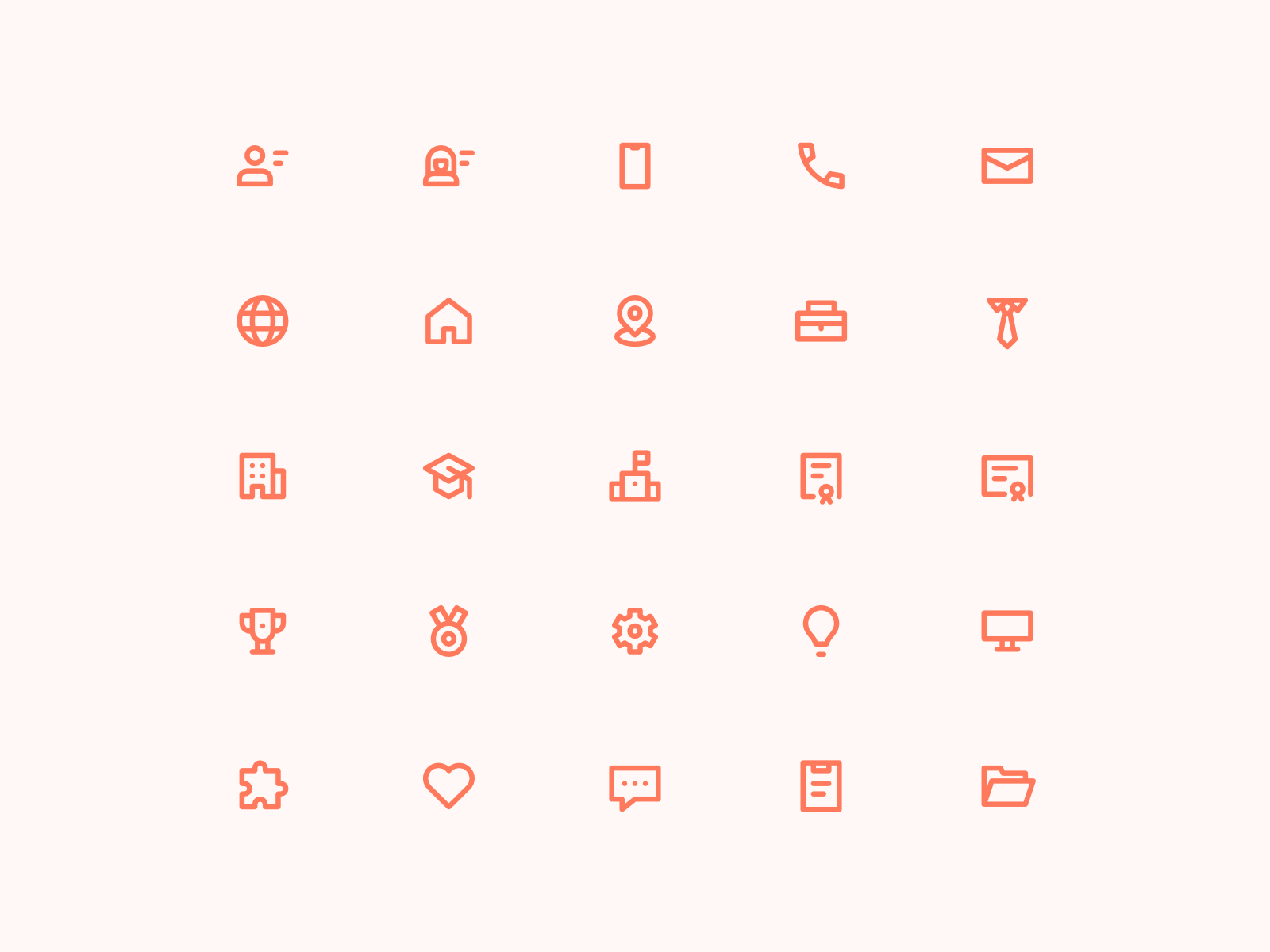 Curriculum Vitae Icon Set by Explanaicon on Dribbble