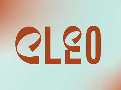 Cleo branding logo typography
