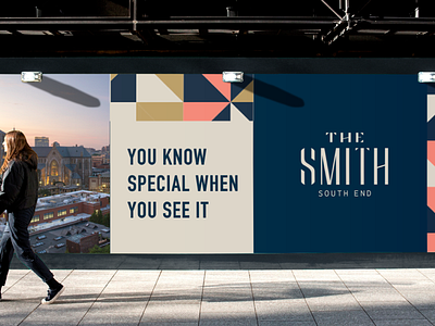 The Smith branding logo typography web design