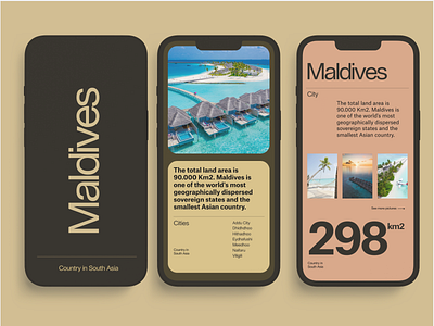 Travel Guide Mobile Layout System 3d animation branding design graphic design illustration interaction logo minimal mobileapp motion graphics travel typography ui uiux ux website