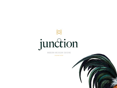 Junction / restaurant identity concept branding chicken identity junction ligature mexican restaurant