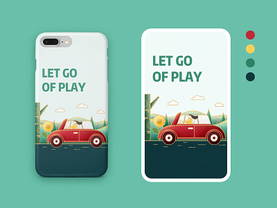Let go of play design illustration