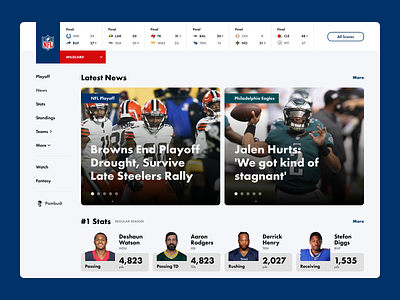 #Exploration NFL Homepage exploration homepage news sports