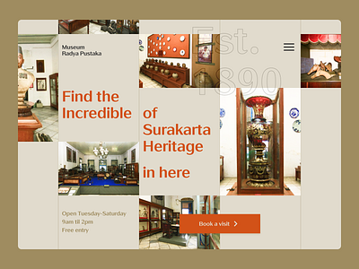 #Exploration Radya Pustaka Museum Landing Page exploration heritage history landing page museum