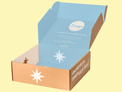 Dewey's Everyday Shipping Box - Interior bakery design food mailer mailer design packaging packaging design shipper shipper design shipping shipping box shipping design