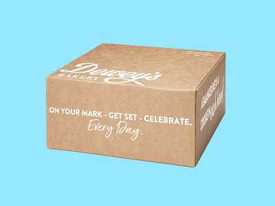 Dewey's Everyday Shipping Box - Outside bakery design food mailer mailer design packaging packaging design shipper shipper design shipping shipping design specialty food