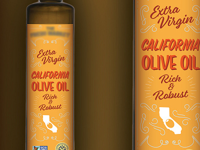 California Extra Virgin Olive Oil Packaging - Killed Idea #2