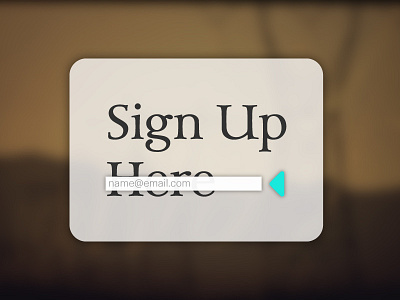 Daily UI dailyui digital prompt sign up