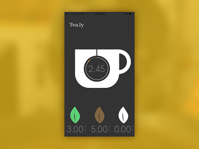 Daily UI 014 - Countdown Timer 014 app countdown dailyui tea timer ui ux