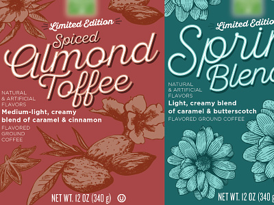 Flavored Coffee - Killed Concept coffee cpg design illustration label packaging design