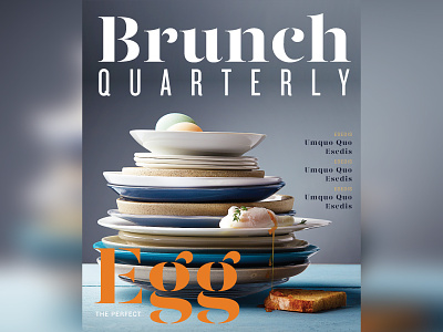 Magazine Layout 3 art direction brunch cover design design magazine magazine layout photography typography
