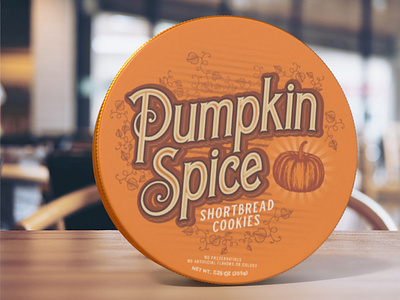 Pumpkin Spice fall food illustration packaging packaging design packaging mockup pumpkin pumpkin spice typography