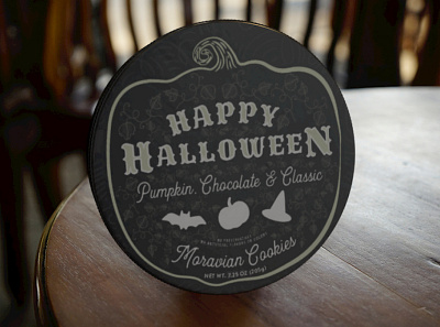 Halloween Cookies fall food halloween illustration moravian cookies pack packaging packaging design specialty