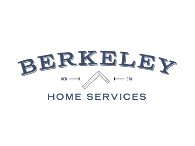 Berkeley Home Services Logo branding clean design flat identity illustration lettering logo minimal type typography vector