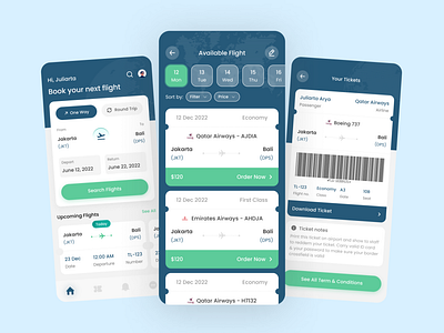 Booket - Flight Booking App Concept app design typography ui ui ux ux