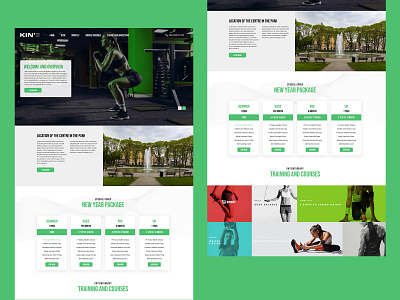Mockup design for Health & Fitness homepage design landing page design mockup design ui web design