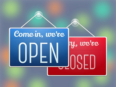 Open Close Store Sign Made With Sketch .sketch closed freebie open sign store