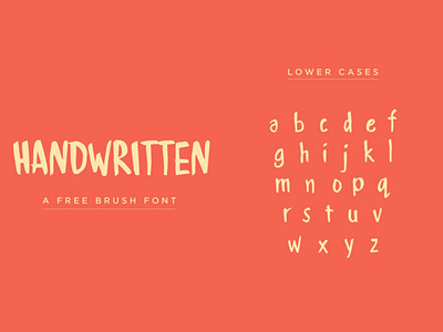 HANDWRITTEN - Font free Download fonts free fonts handwritten font ui ux