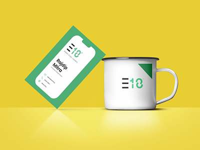 E18 - Visiting Card app app interface branding design ui user experience design visiting card design visitingcard