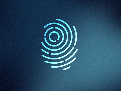 Fingerprint Mark fingerprint identity improvement logo mark ripples water