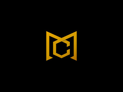 MC Monogram branding gold identity lockup logo logotype