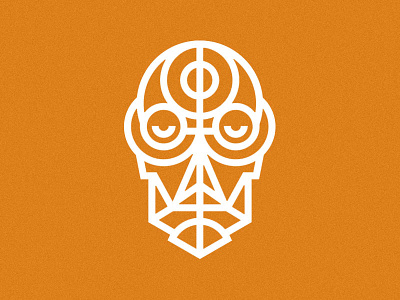 Skull 004 fun geometric illustration skulls
