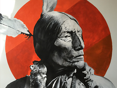 Chief Complete art chief indian native america oklahoma painting