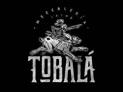 Tobala Final animals branding brush display illustration mezcal rabbit skeleton skull tequila