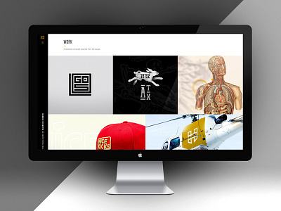 Work, Work, Work, Work black branding design ipad portfolio responsive site tablet ui ux web