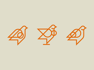 Bird Poses animals bird branding geometric illustration mark pigeon thicklines