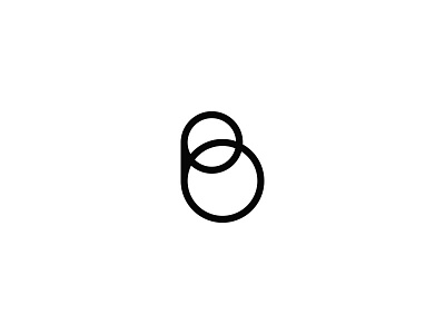 Big B too. b badge circles geometric icon letter monogram shapes type typography