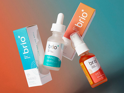 Brio Product Photos brandid branding cbd logo packaging photgraphy